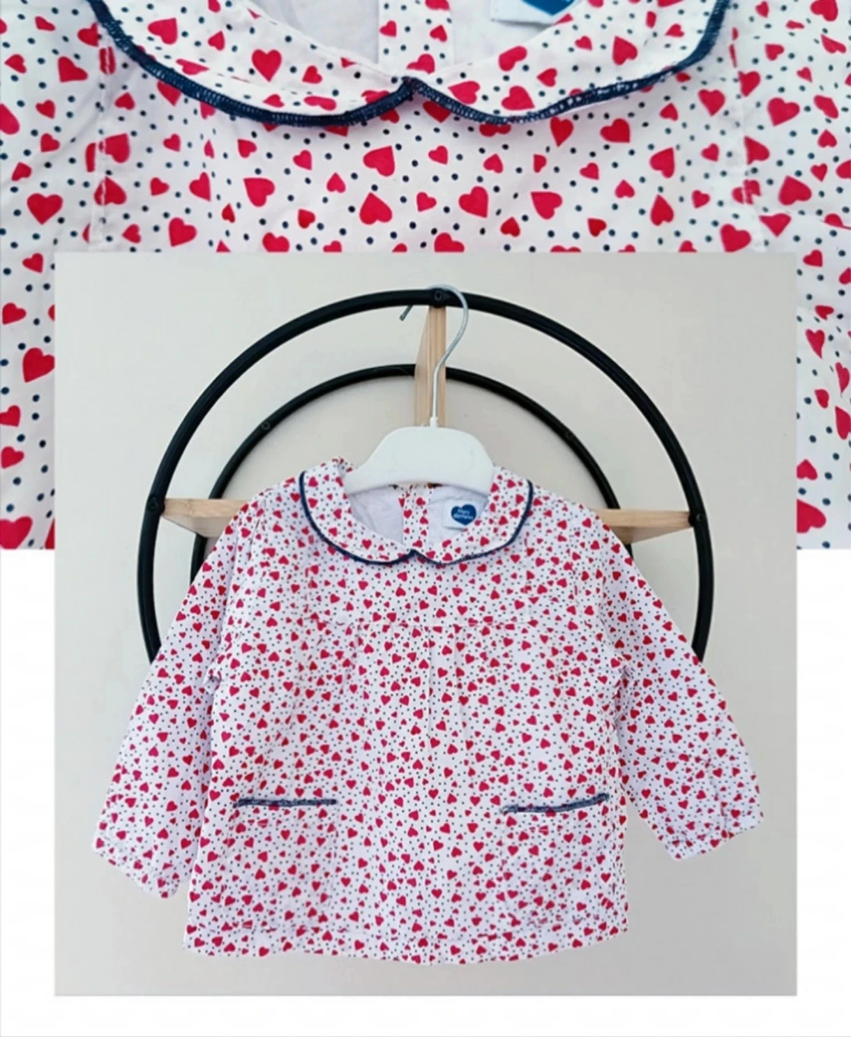 12 mois blouse mot d enfants